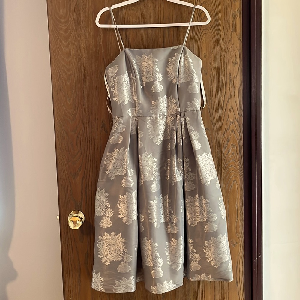 Silver Dessy Collection Formal Dress